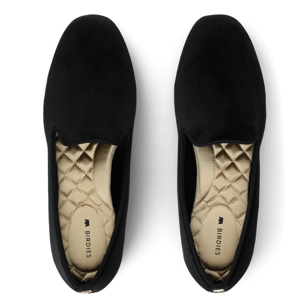 Birdies Black Velvet Starling shoe. Size 10